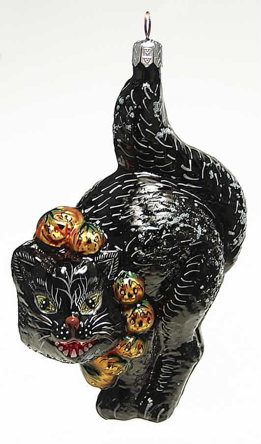 Halloween Goodies-Ornaments Scare D. Cat - Boxed by Slavic Treasures-1
