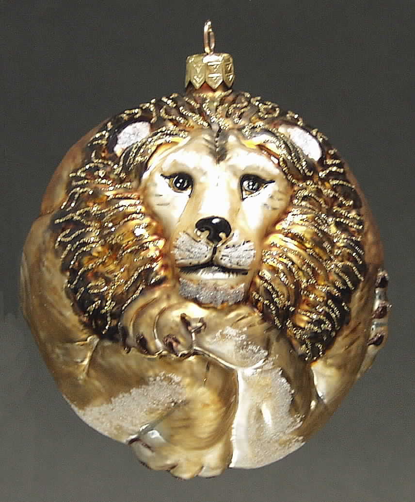 Aniball Ornaments Lion - Boxed by Slavic Treasures-1