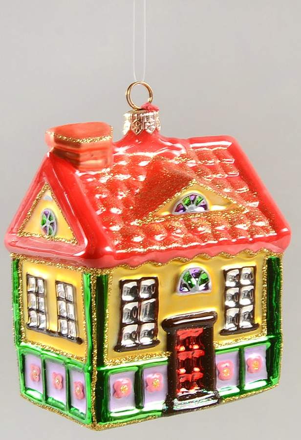 Ornaments On The Tree-Christmas Tree Gingerbread House - Boxed by Spode-1