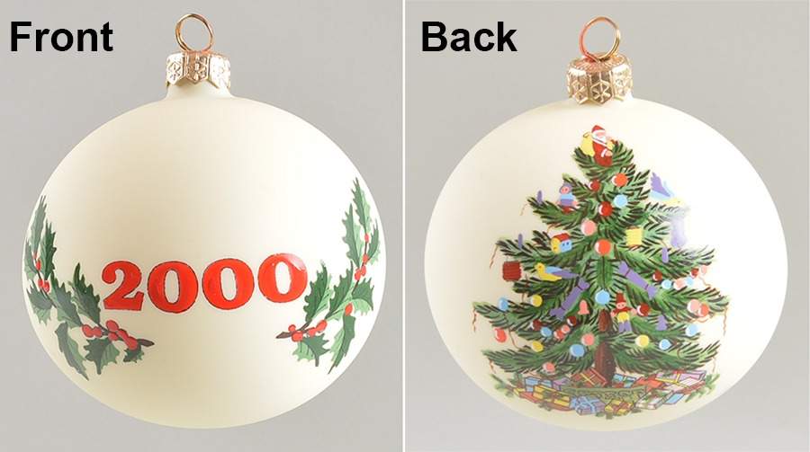 Ornaments On The Tree-Christmas Tree Spode Christmas Tree Ball - Boxed by Spode-1