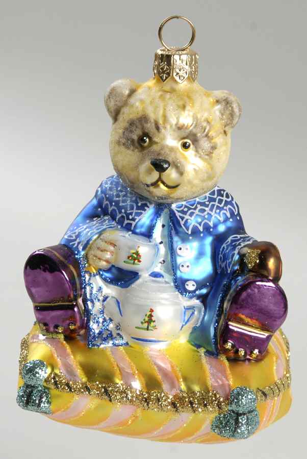 Ornaments On The Tree-Christmas Tree Tea With Teddy - Boxed by Spode-1