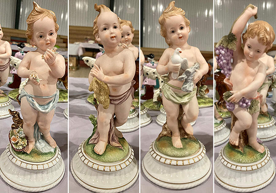 Sadek Figurines Cherubs-Set Of Four - No Box 60 by Sadek-1