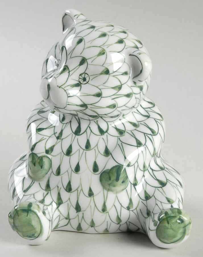 Sadek Fishnet Animals Bear-Green - Boxed by Sadek-1