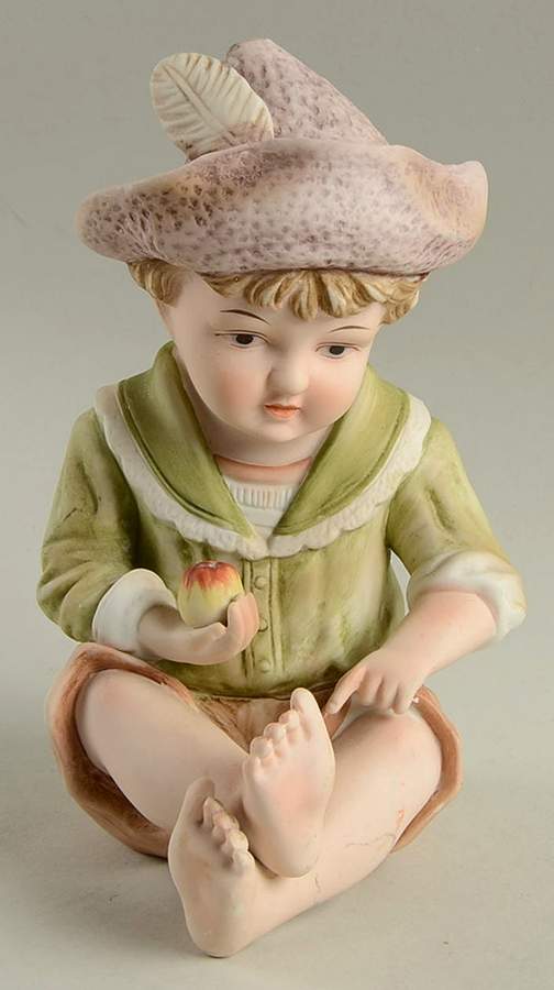 Piano Babies Boy Sitting With Apple - No Box by Sadek-1