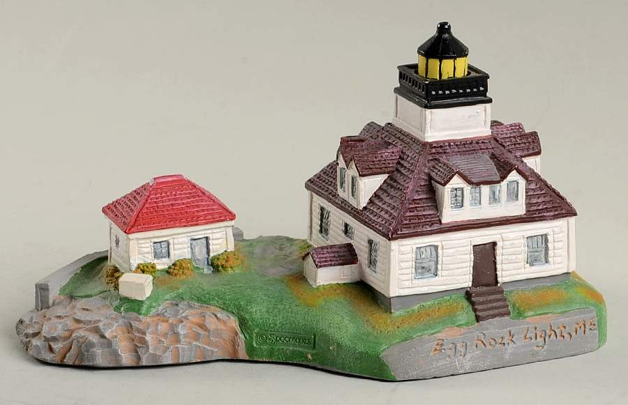 Limited Edition Lighthouses Egg Rock, Me - Boxed by Spoontiques-1