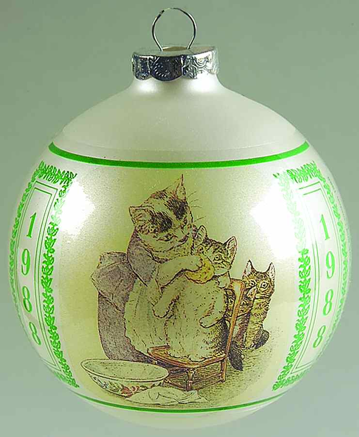 Beatrix Potter Annual Christmas Ornament Tale Of Tom Kitten - Boxed by Schmid-1