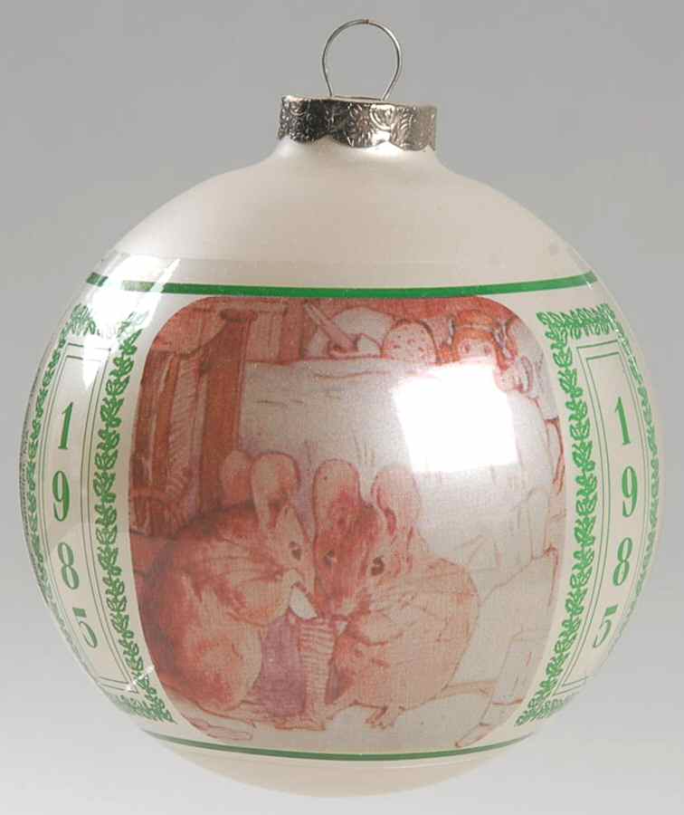 Beatrix Potter Annual Christmas Ornament The Tale Of Two Bad Mice - Boxed by Schmid-1