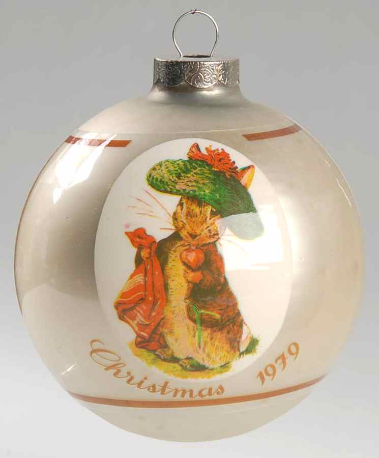 Beatrix Potter Annual Christmas Ornament Benjamin Bunny - Boxed by Schmid-1