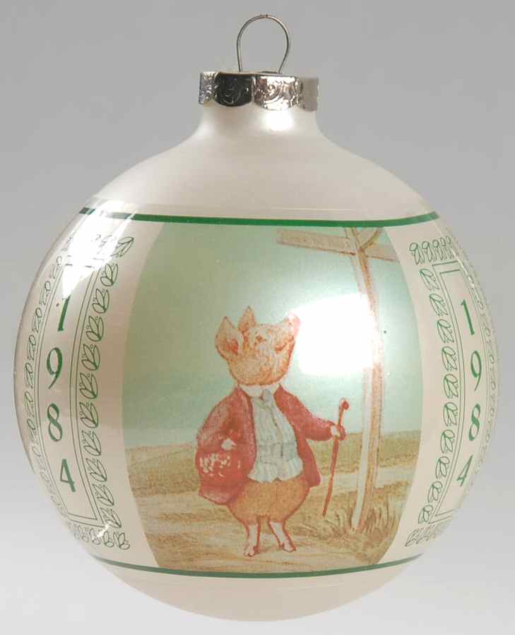 Beatrix Potter Annual Christmas Ornament The Tale Of Pigling Bland - No Box by Schmid-1
