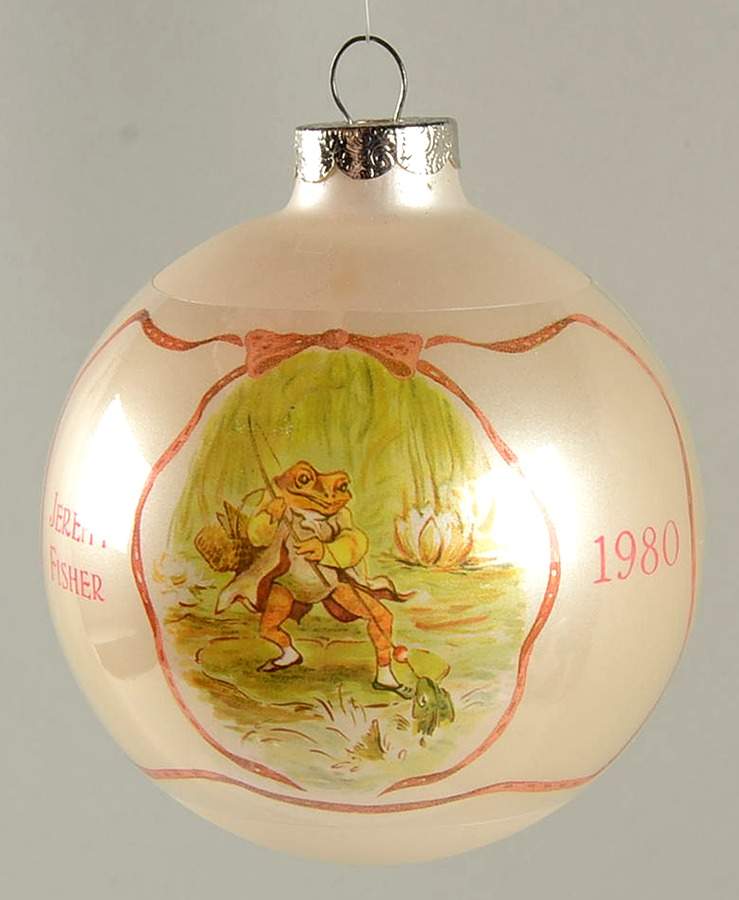 Beatrix Potter Annual Christmas Ornament Tale Of Jeremy Fisher - Boxed by Schmid-1