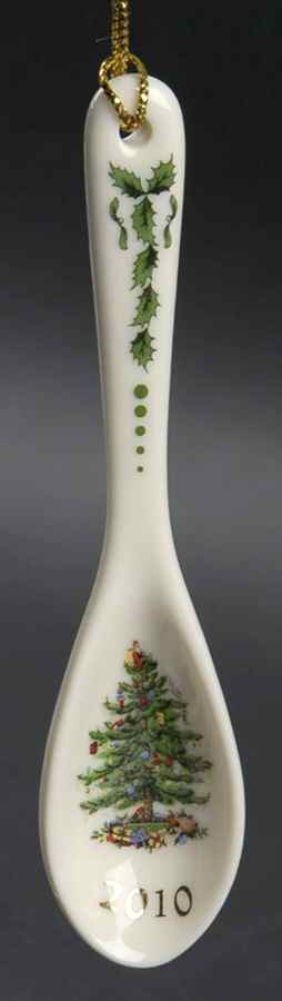 Christmas Tree Annual Spoon Ornament 2010 - No Box by Spode-1