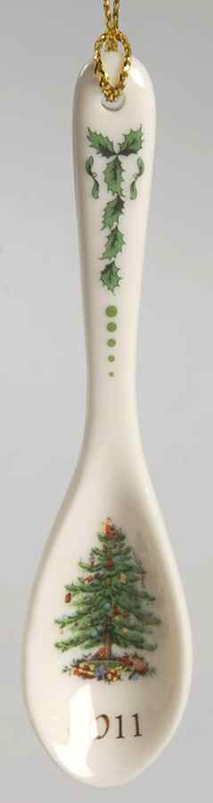 Christmas Tree Annual Spoon Ornament 2011 - Boxed by Spode-1