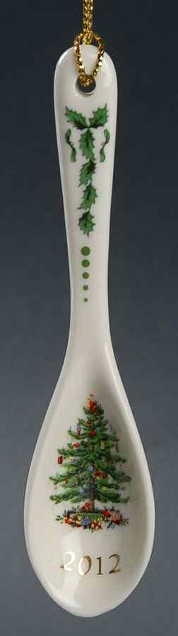 Christmas Tree Annual Spoon Ornament 2012 - No Box by Spode-1