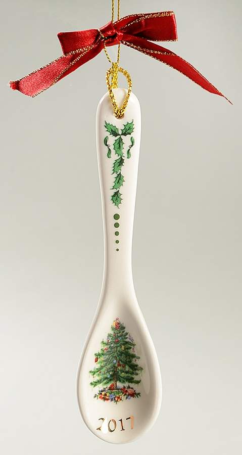 Christmas Tree Annual Spoon Ornament 2017 Spoon - No Box by Spode-1