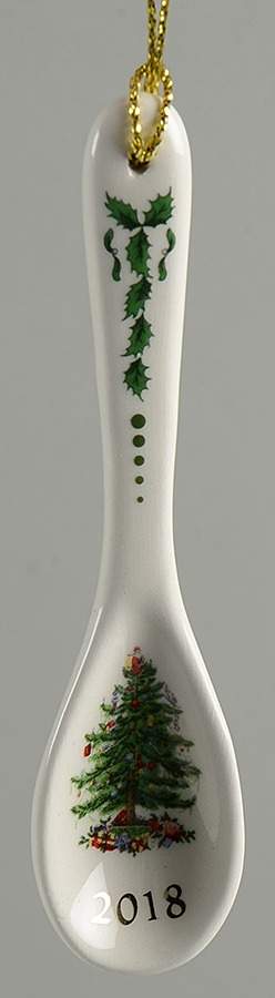 Christmas Tree Annual Spoon Ornament 2018 Spoon - No Box by Spode-1