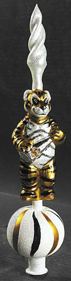 College Mascot Tree Topper Clemson Tigers - No Box by Slavic Treasures-1