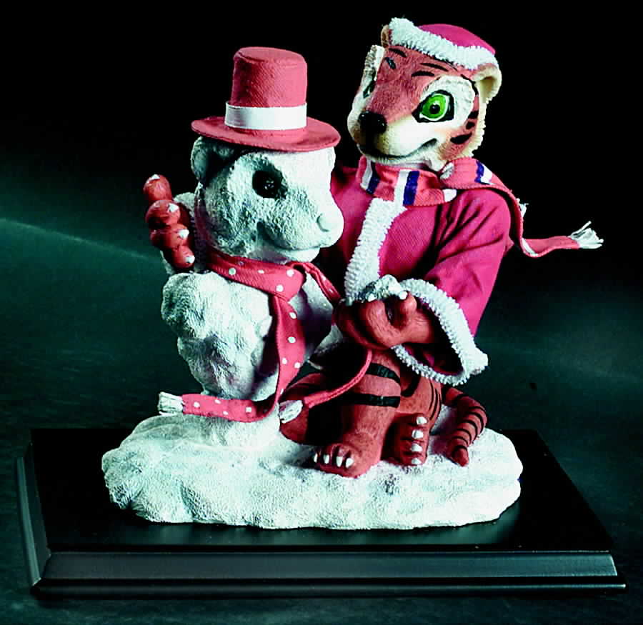 Snow Mascot Figurines Clemson Tigers - Boxed by Slavic Treasures-1