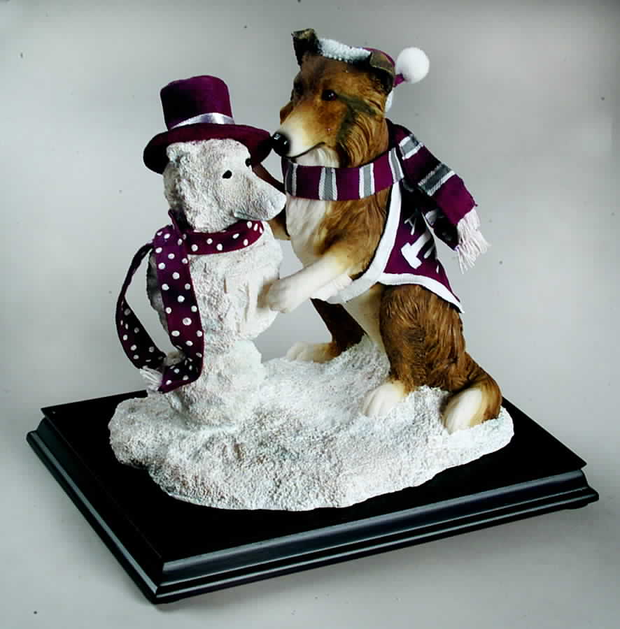 Snow Mascot Figurines Texas A & M Aggies - Boxed by Slavic Treasures-1