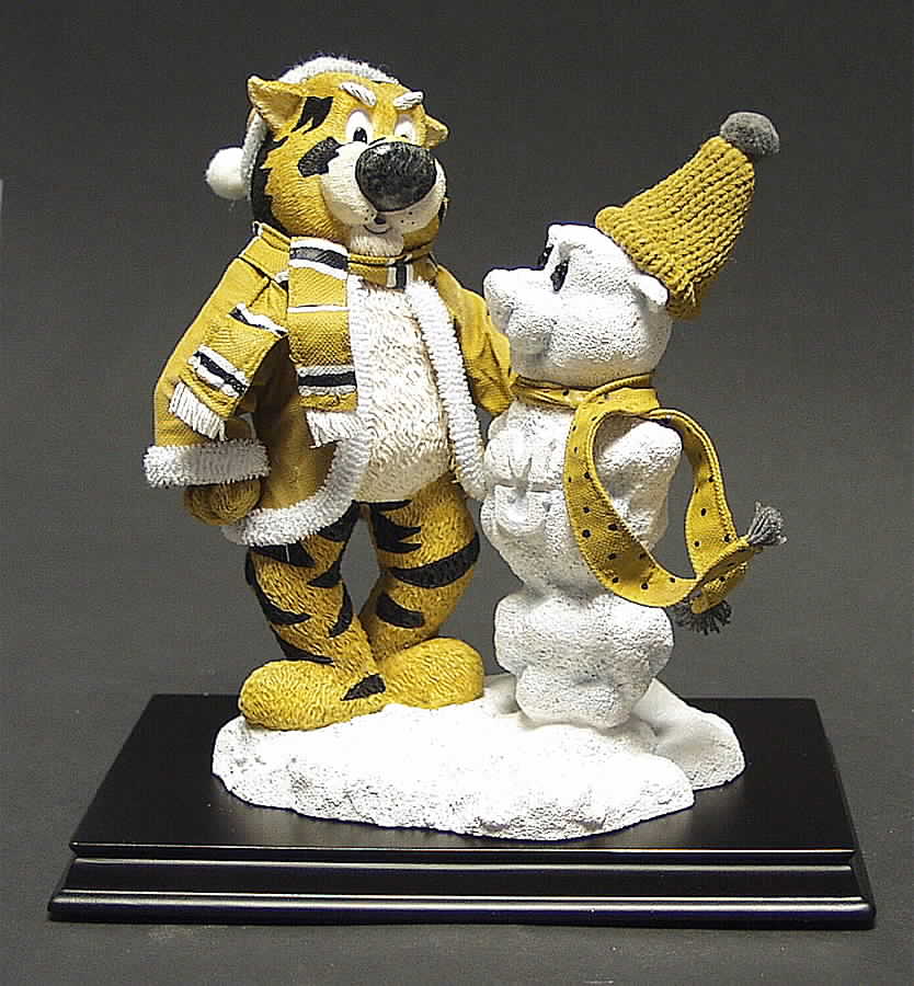 Snow Mascot Figurines Missouri Tigers - With Box by Slavic Treasures-1