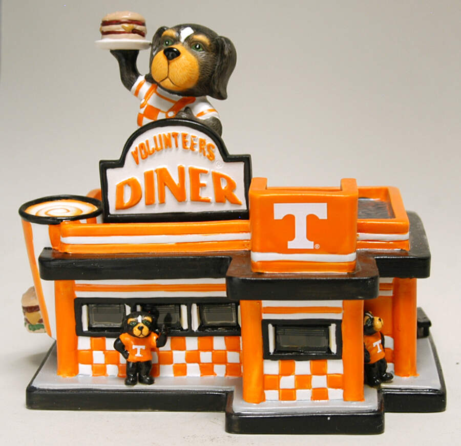 College Treasures Lighted Houses Tennessee Volunteers-Diner - No Box by Slavic Treasures-1
