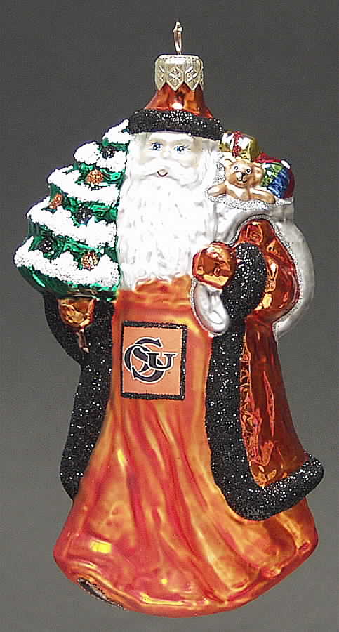 University Santa Ornaments Oregon State Beavers - Boxed by Slavic Treasures-1