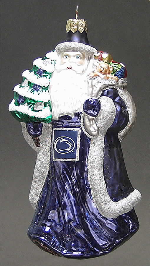 University Santa Ornaments Penn State Nittany Lions - Boxed by Slavic Treasures-1