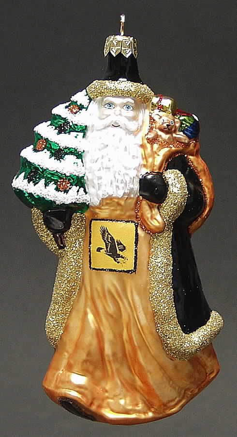 University Santa Ornaments Southern Mississippi Eagles - No Box by Slavic Treasures-1