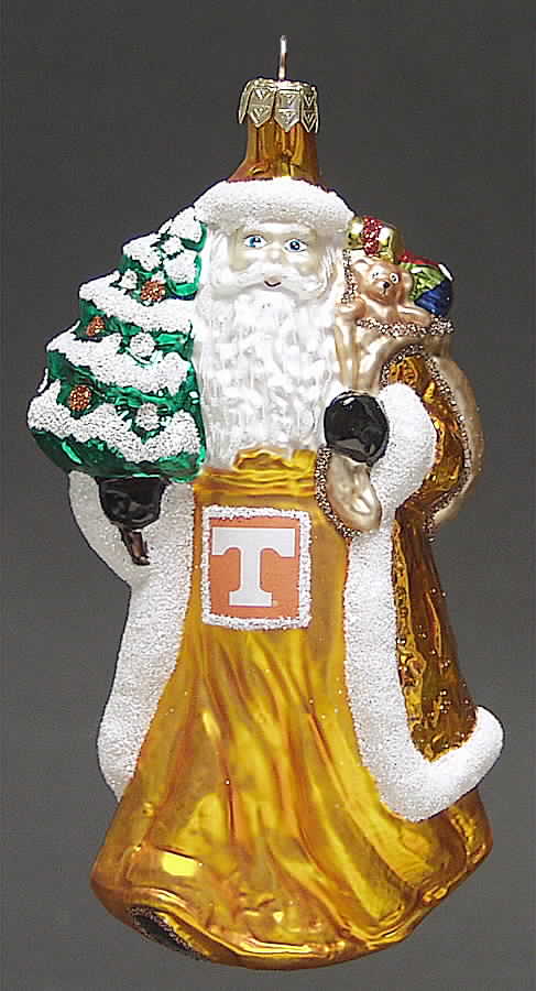 University Santa Ornaments Tennessee Volunteers - Boxed by Slavic Treasures-1