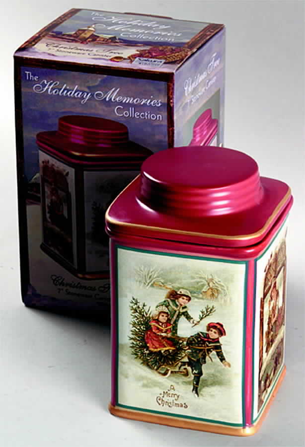 Holiday Memories-Canister Christmas Tree - Boxed by Sakura-1