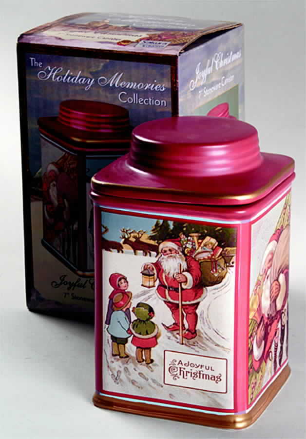 Holiday Memories-Canister Joyful Christmas - Boxed by Sakura-1