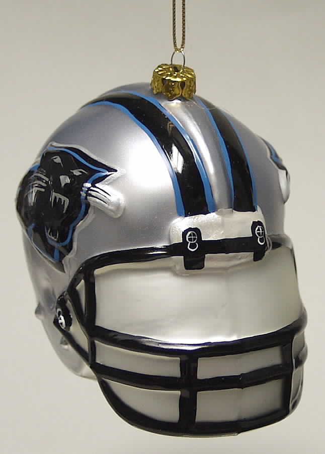 NFL Team Football Helmets Carolina Panthers 3" - With Box by Scottish Christmas-1