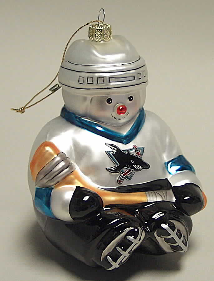 NHL Snowflake Friends San Jose Sharks - No Box by Scottish Christmas-1