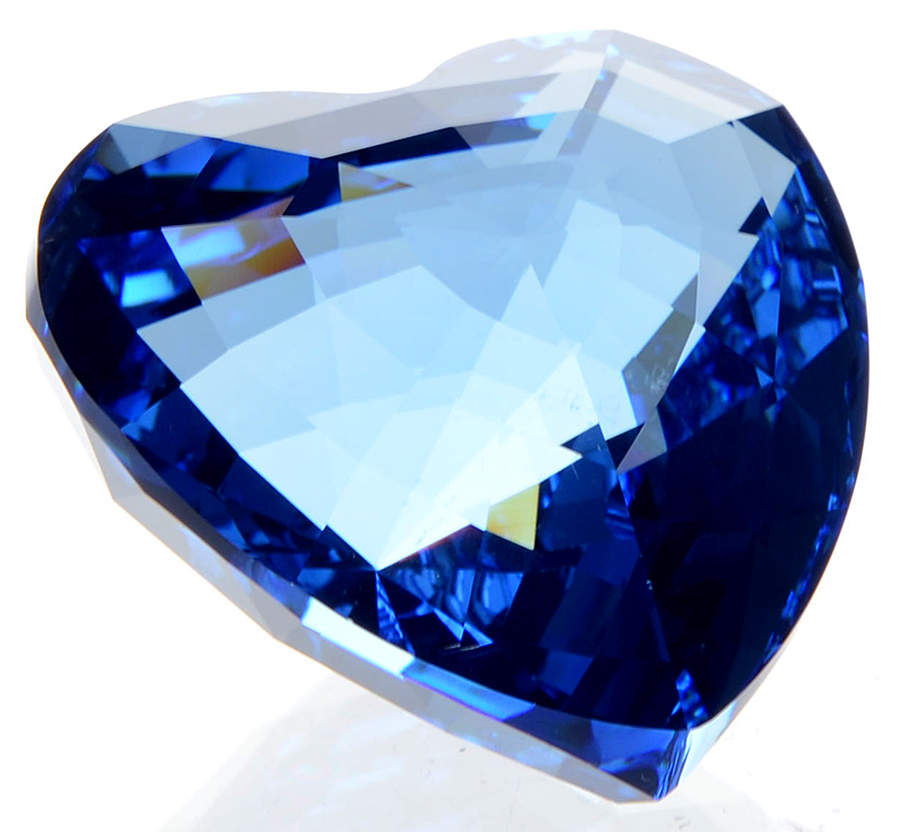 Society Member Renewal Gifts 1997-Scs Blue Heart - Boxed by Swarovski-1