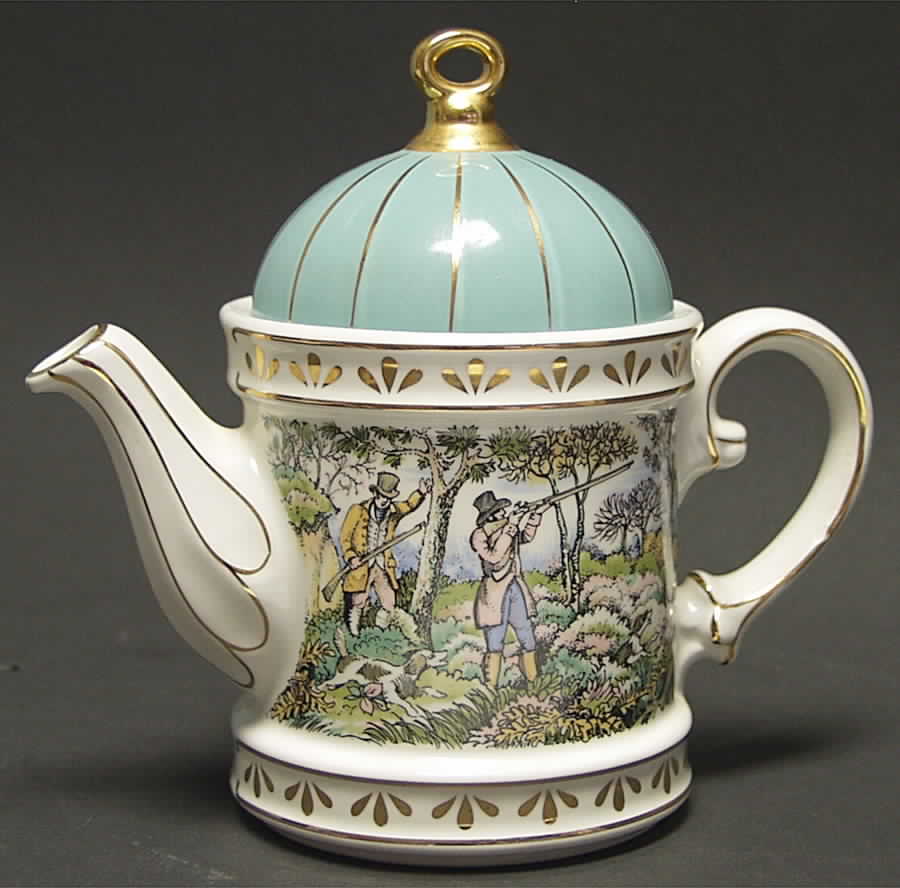 Sporting Scenes of the 18th Century Shooting-Blue Lid - No Box by Sadler-1