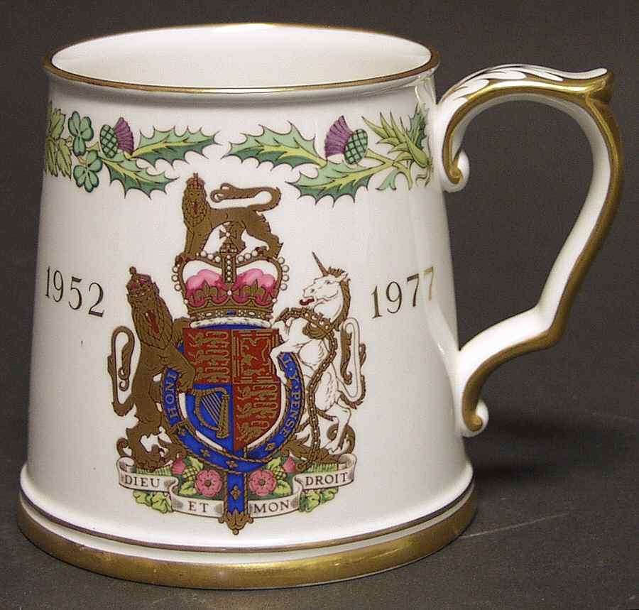 Spode Royalty Giftware Elizabeth Ii-Silver Jubilee Mug - No Box by Spode-1