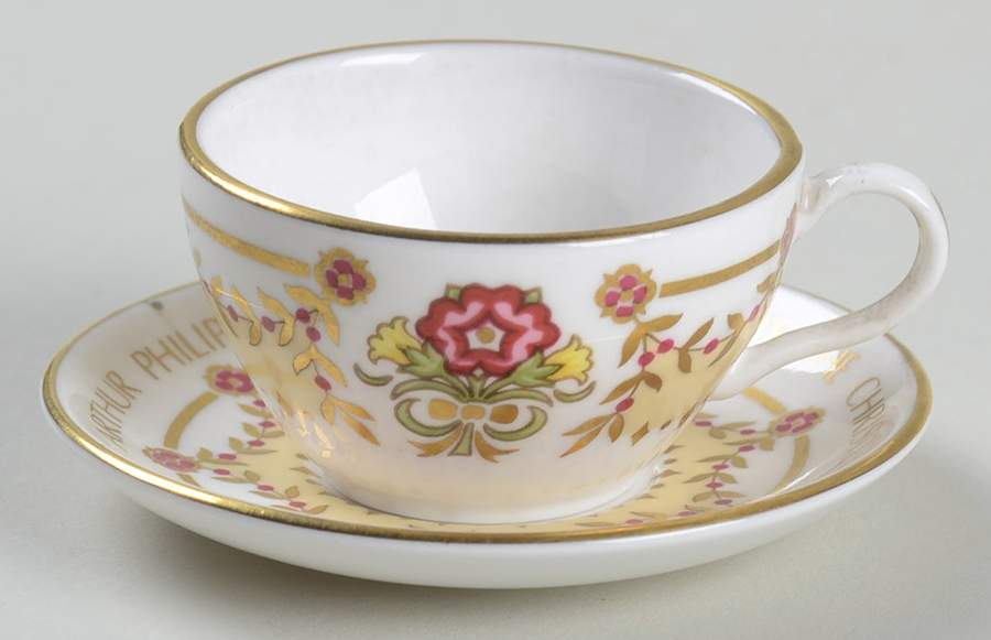 Spode Royalty Giftware Prince William Christening Mini Cup & Sa - No Box by Spode-1