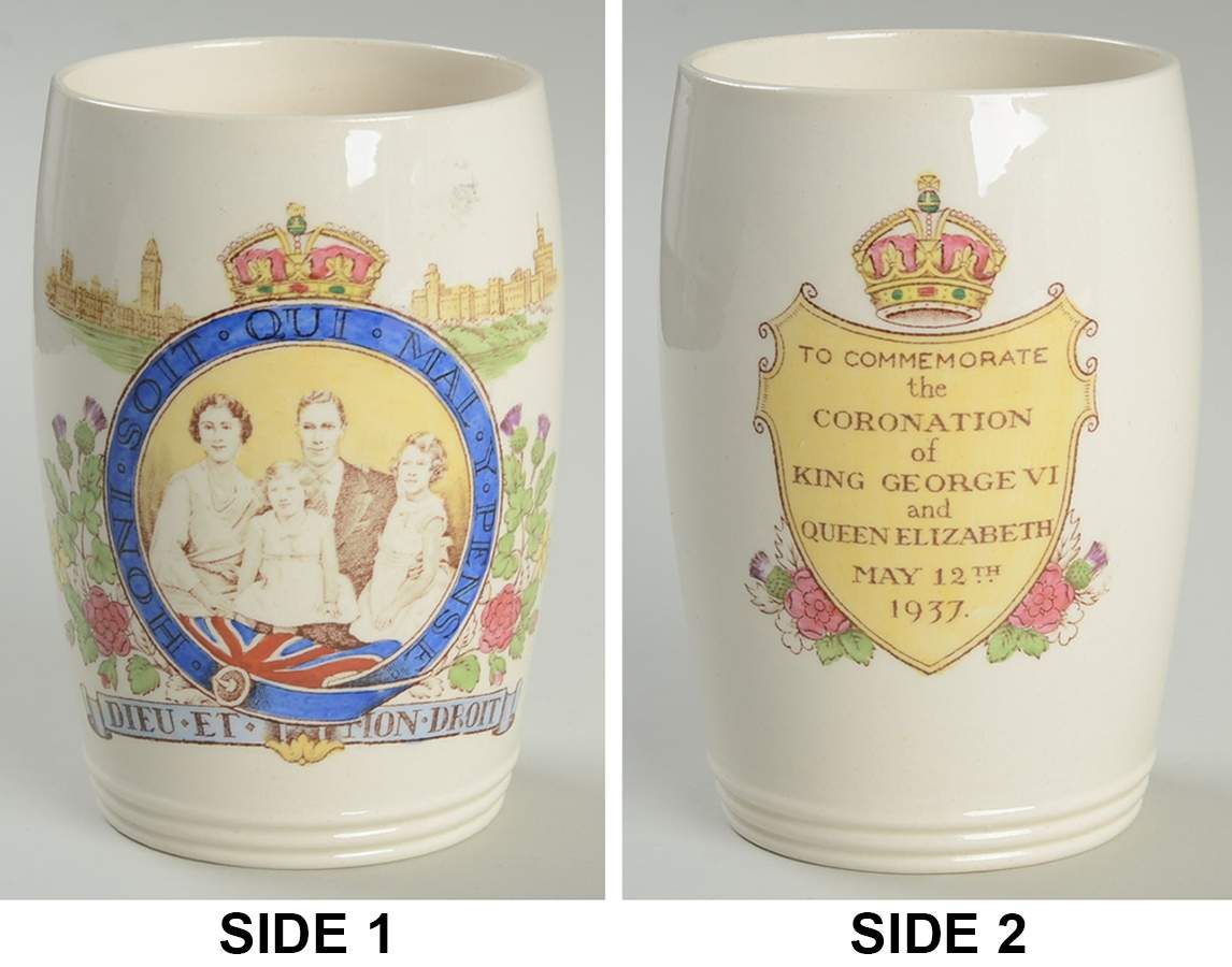 Spode Royalty Giftware George Vi & Elizabeth Coronation Beaker - No Box by Spode-1