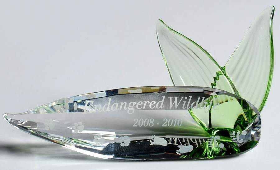 Endangered Wildlife Trilogy - SCS Endangered Wildlife Display Plaque - No Box by Swarovski-1