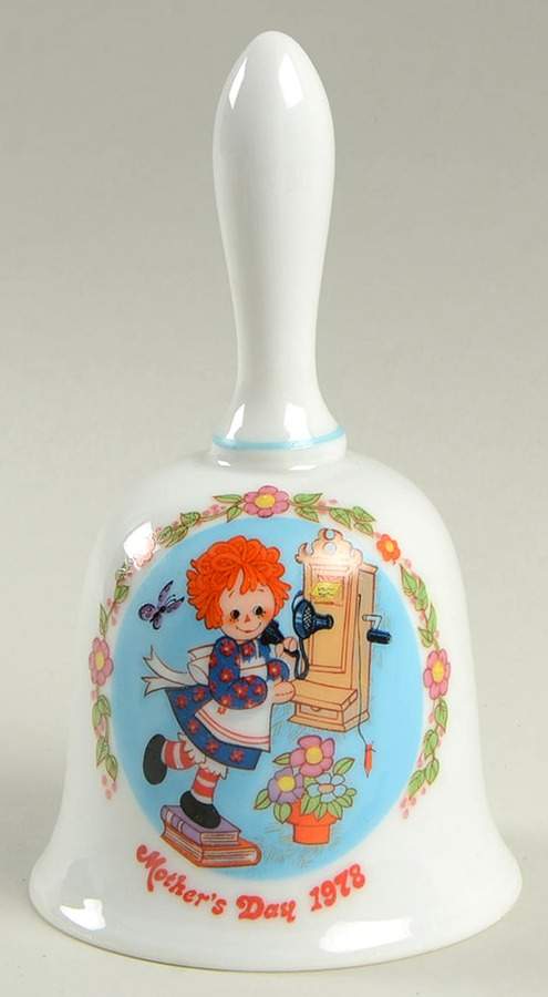Raggedy Ann Mothers Day Bell Hello Mom - Boxed by Schmid-1