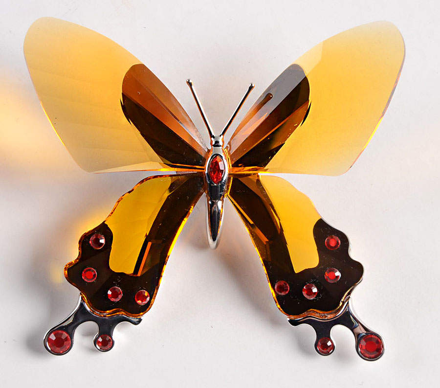 Insects & Butterflies-Crystal Paradise Artena-Light Sun - Boxed by Swarovski-1