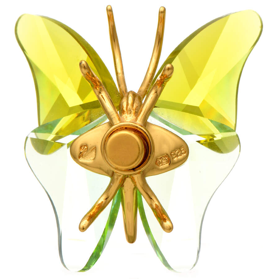 Insects & Butterflies-Crystal Paradise Abala-Chrysolite - Boxed by Swarovski-2