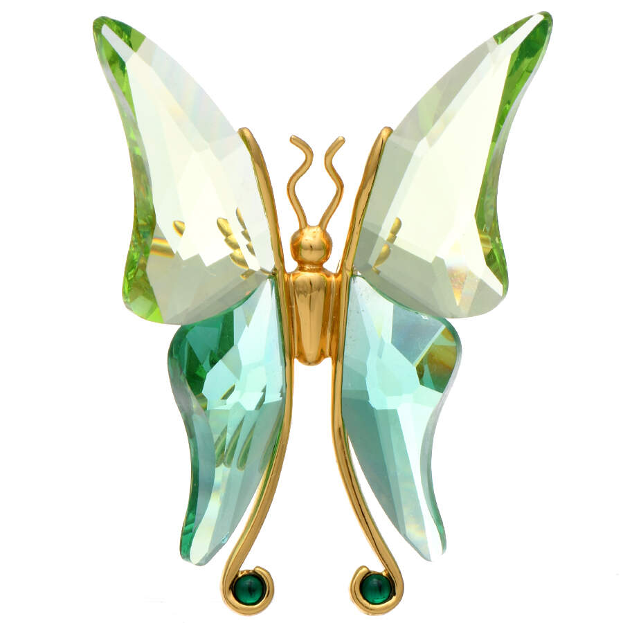 Insects & Butterflies-Crystal Paradise Astara Light Emerald-Medium - Boxed by Swarovski-1