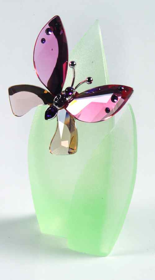 Insects & Butterflies-Crystal Paradise Azua-Padparadscha Color - Boxed by Swarovski-1