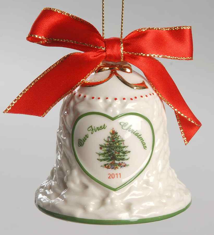 Our 1st Christmas-Christmas Tree Our First Christmas-Bell - Boxed by Spode-1
