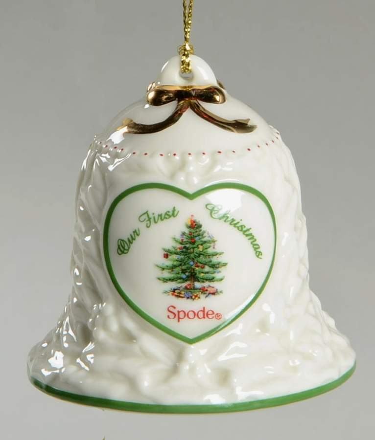 Our 1st Christmas-Christmas Tree Our First Christmas - Bell - Boxed by Spode-1