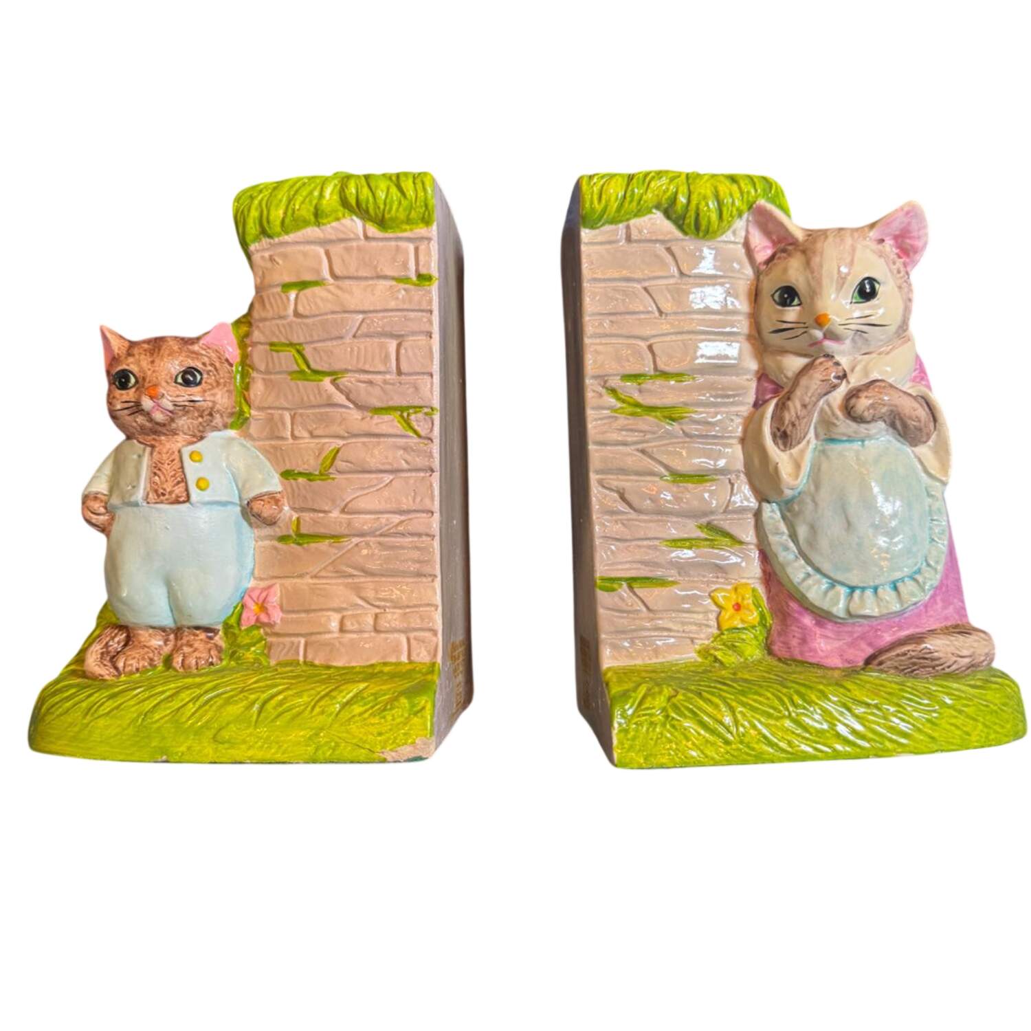 Schmid Giftware Tom Kitten & Mrs Kitten-Bookends(Pr) - Boxed by Schmid-1