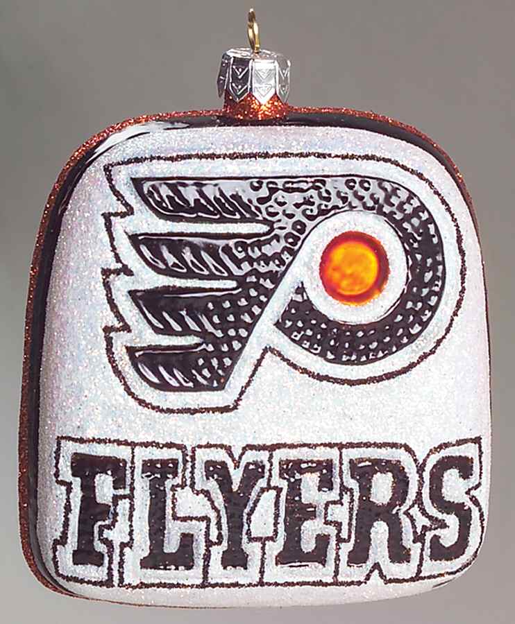 NHL Blown Glass Ornaments Philadelphia Flyers - Boxed by Slavic Treasures-1
