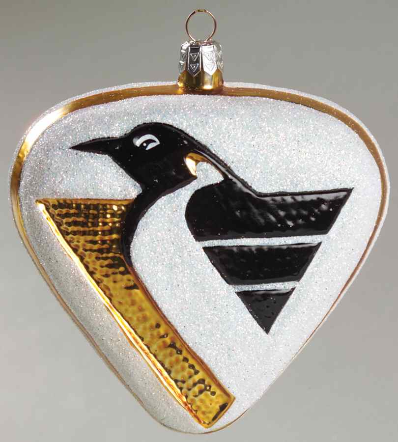 NHL Blown Glass Ornaments Pittsburgh Penguins - No Box by Slavic Treasures-1