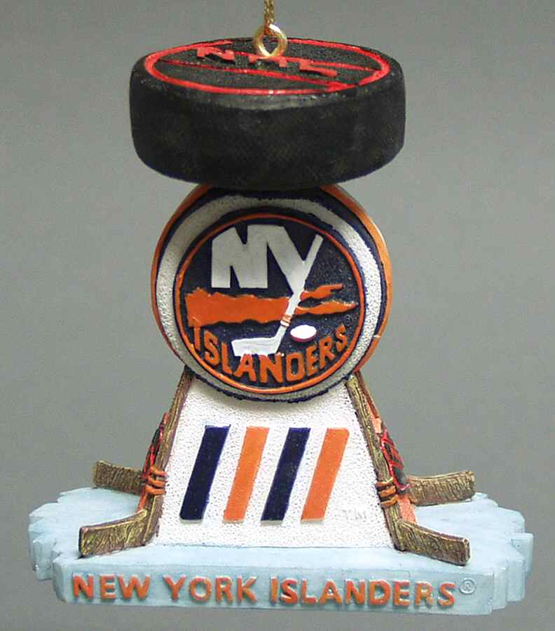 NHL Resin Ornaments New York Islanders - No Box by Slavic Treasures-1