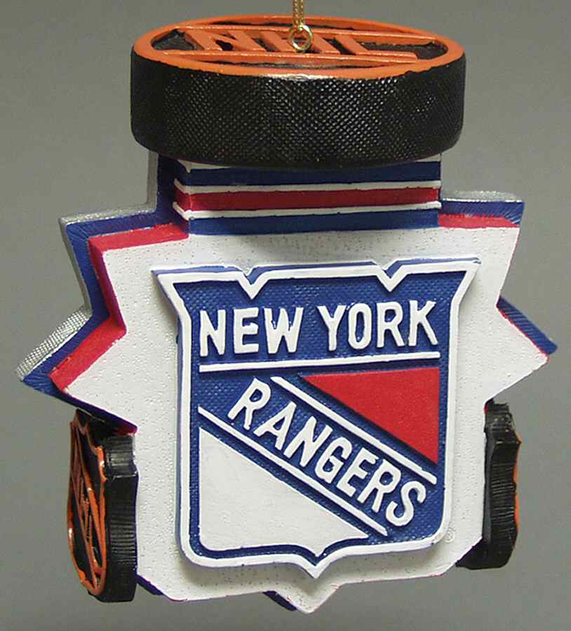 NHL Resin Ornaments New York Rangers - No Box by Slavic Treasures-1